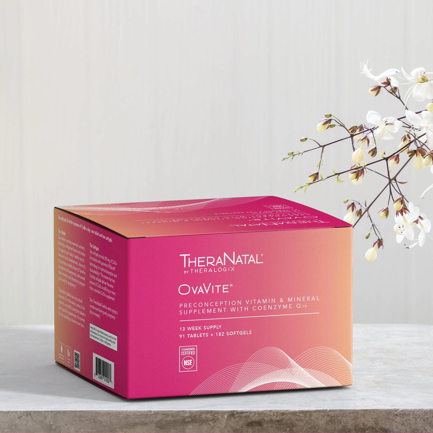 TheraNatal OvaVite Vitamins - (91 day supply) FREE INTERNATIONAL SHIPPING